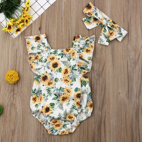 Одежда для новорожденных девочек комбинезон принцессы боди + повязка на голову