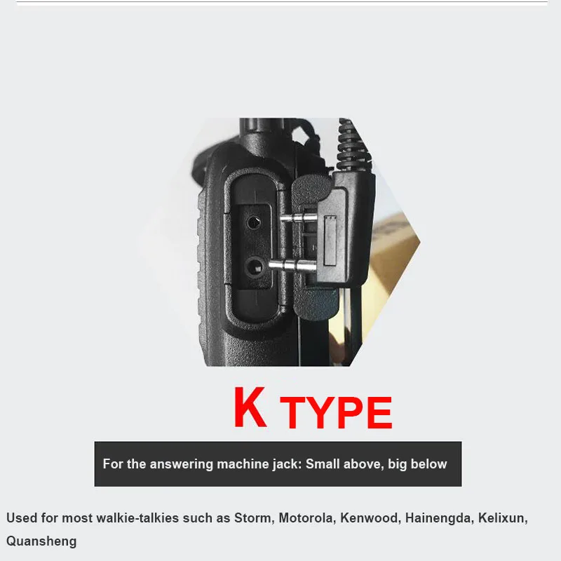 Универсальный два способа Ham радио динамик для Baofeng BF 888S UV5R иди и болтай Walkie Talkie