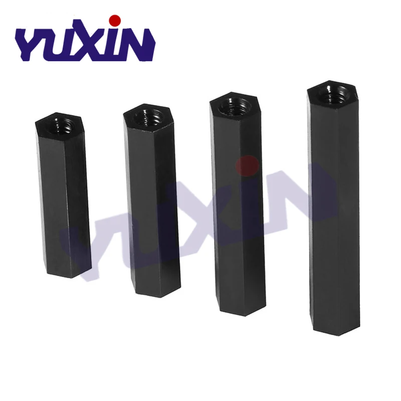 200 шт./100 шт. M3 Female x M3 vis tete creuse Female Шестигранная Резьбовая распорка PA66 нейлоновая стойка для печатных плат