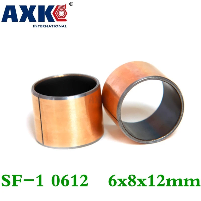 

Axk 10pcs Sf-1 0612 6x8x12 Mm Self Lubricating Composite Bearing Bushing Sleeve Free Shipping Sf1