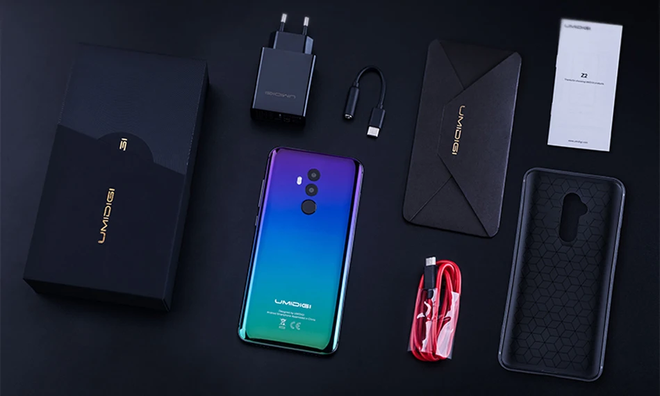 UMIDIGI Z2 Dual Core 4 аппарат не привязан к оператору сотовой связи смартфон 6 ГБ + 64 Face ID 2