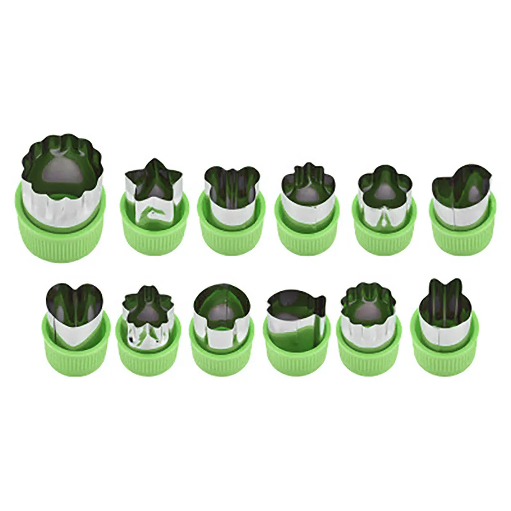 Dropshipping 12Pcs Fruit Star Shape Fondant Cake Cookie Plunger Mould Mold Cutter Tools | Дом и сад