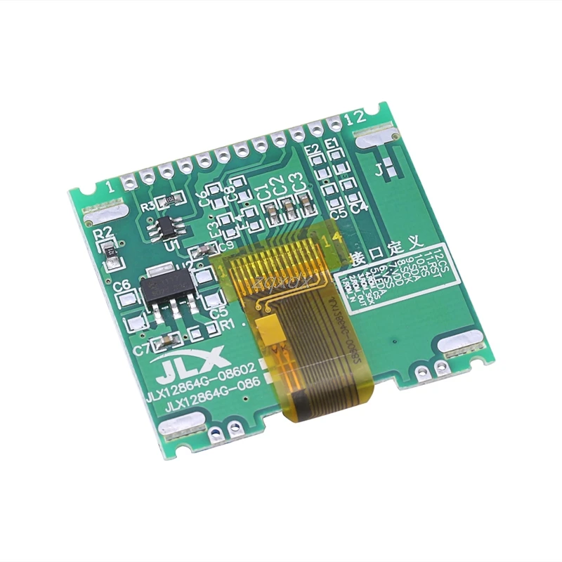 12864 128X64 серийный SPI графический COG lcd модуль дисплей экран Встроенный LCM и Прямая поставка