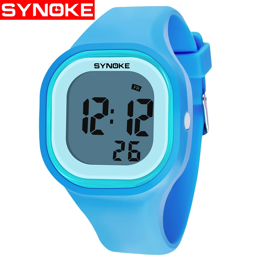 Детские часы для мальчиков и девочек наручные часы силиконовый светодиодный светильник цифровые спортивные часы erkek saat