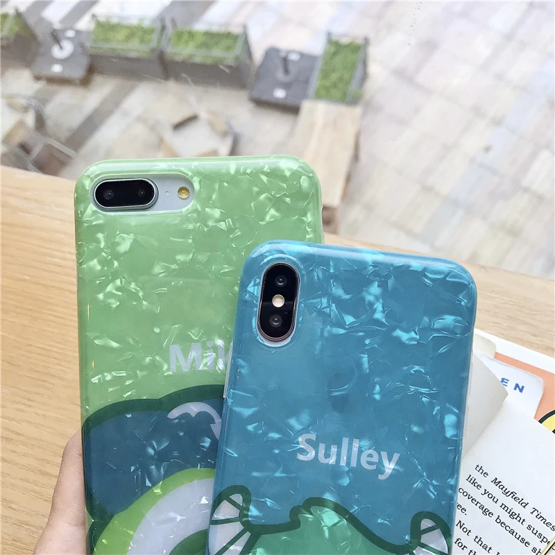 Сэм S10 милое парадное bling монстров чехол для samsung S10 S10E S9 S8 plus/Note 8/9 мультфильм Салливан задняя крышка