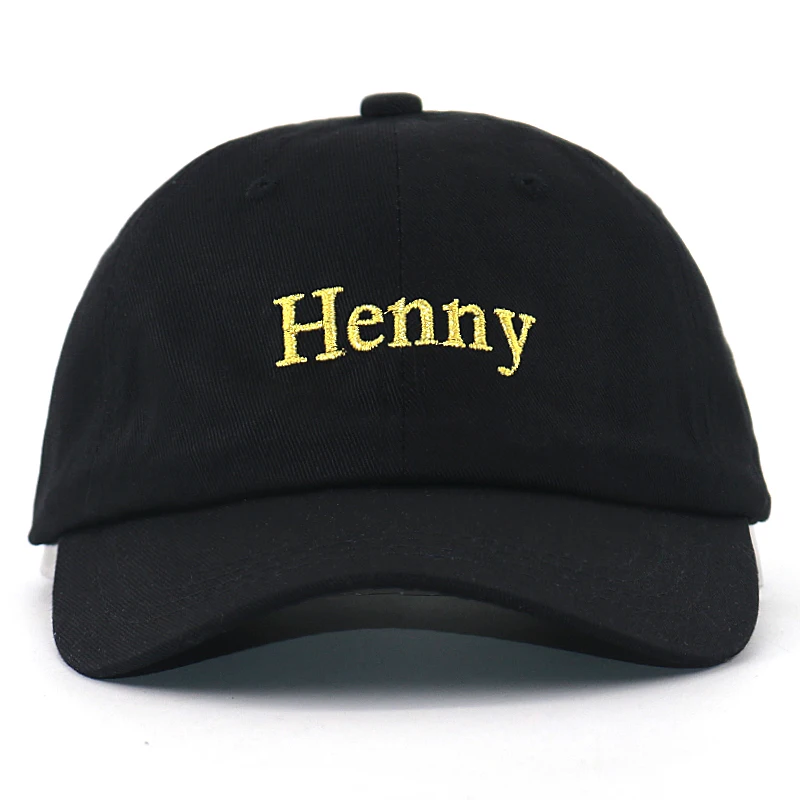 

Henny baseball cap letter embroidery snapback sports hat men women fashion casual dad hats for travel
