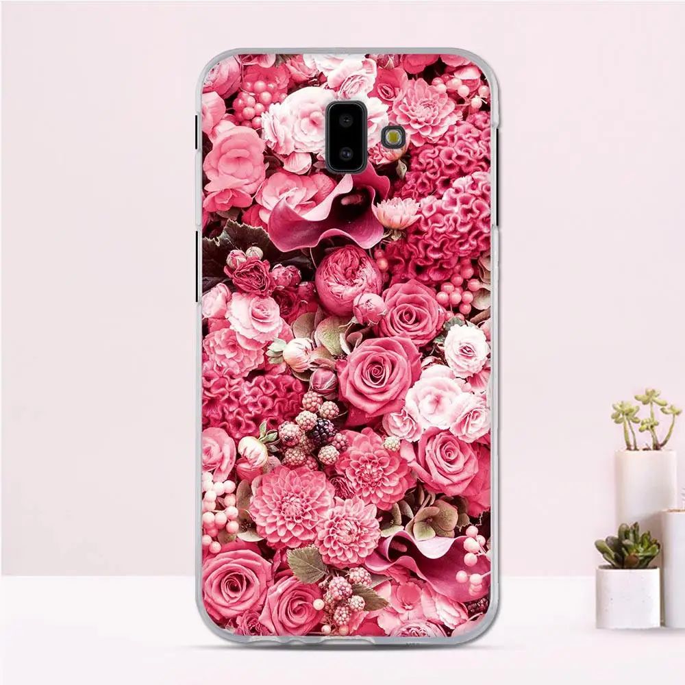 Чехол для Samsung Galaxy J6 Plus 6 0 дюйма мягкий чехол из ТПУ защитный силиконовый