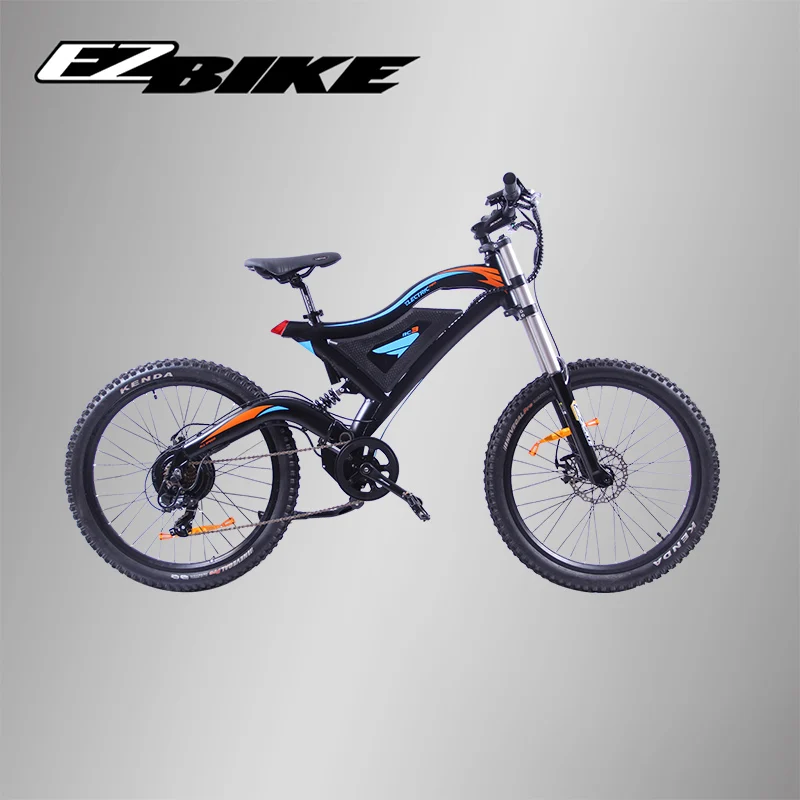 EZBIKE Электрический горный велосипед 26 дюймов 7-Скоростные Велосипеды гидравлические дисковые тормоза переменная скорость дорожных велосипедов гоночный велосипед Байк, способный преодолевать Броды