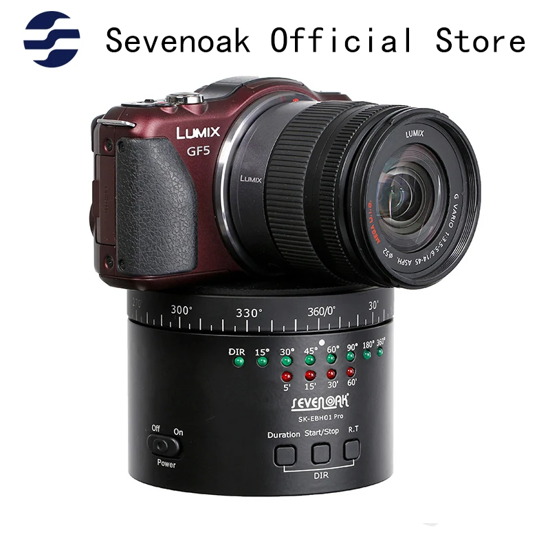 Sevenoak SK EBH01 Pro электронный промежуток времени панорамная шаровая головка для Canon
