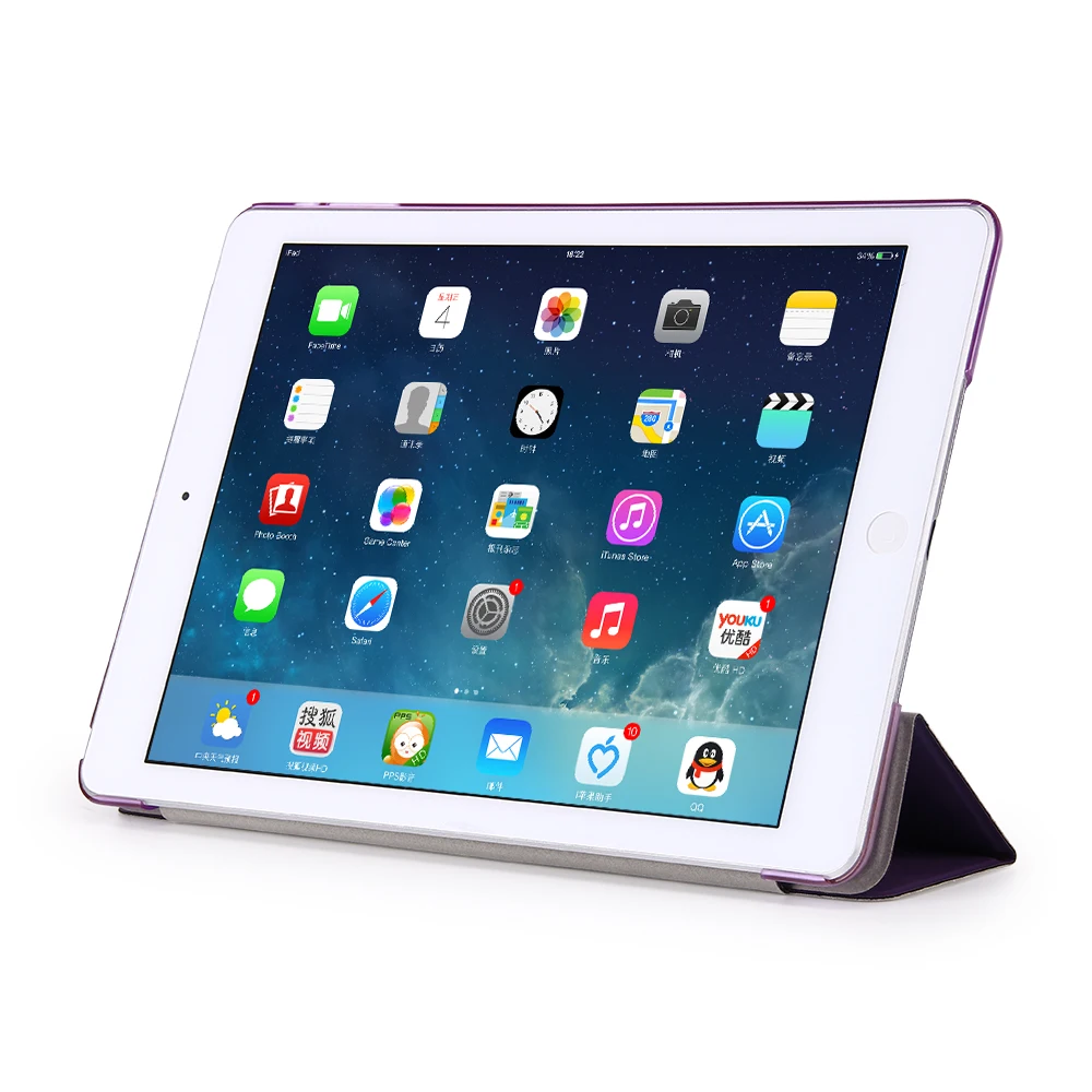 Для Apple, iPad 9,7 дюймов,&, ультра тонкий кожаный чехол для iPad A1822 A1823 A1893 A1954