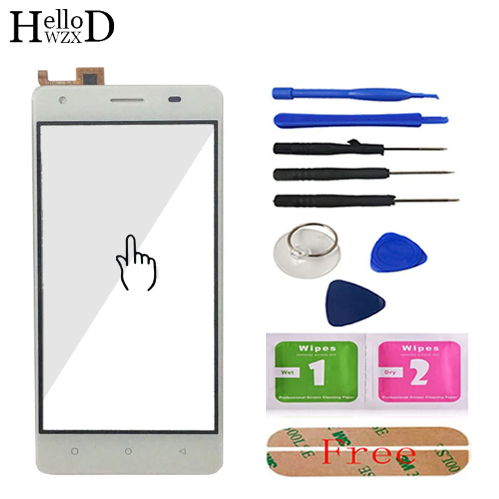 HelloWZXD 5,0 ''Сенсорное стекло для Oukitel C5 Pro сенсорный экран стекло дигитайзер панель сенсорный экран Переднее стекло объектив сенсор+ клей