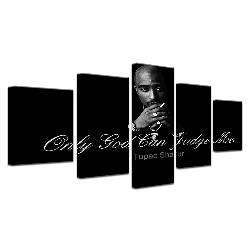 5 шт. 2Pac макавелли Тупак Амару Шакур современный домашний Настенный декор холст