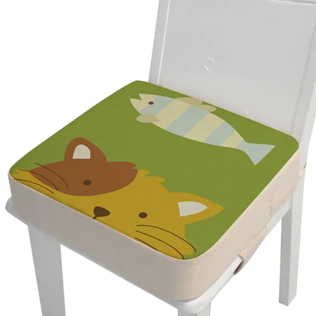 40x40x10 cm Cat 40*40*10 см подушка-подстилка для детского кресла, противоскользящая Водонепроницаемая подушка для детского стула, регулируемая подушка для стула - Цвет: 40x40x10 cm Cat