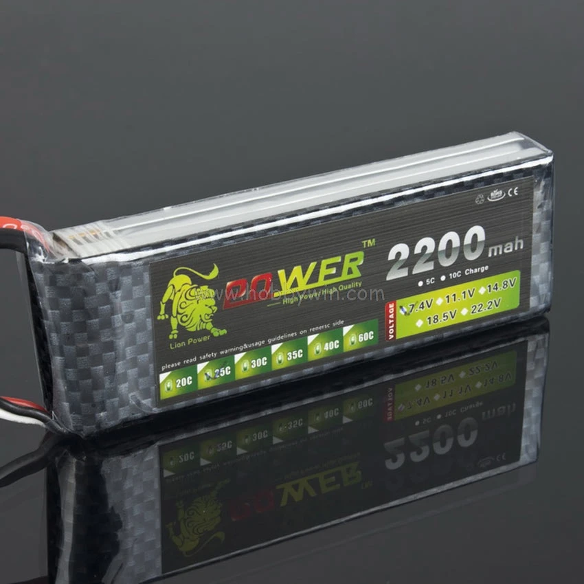 LION Power 7 4 V 2200mAh 25C LiPo battery T plug Burst 50C RC модель power pack | Игрушки и хобби