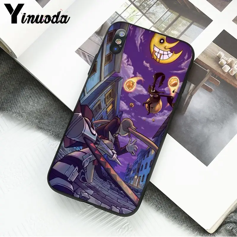 Yinuoda Death the Kid Soul Eater нарисовать красивую аксессуары для телефона чехол Apple iPhone 8 7 6 6S
