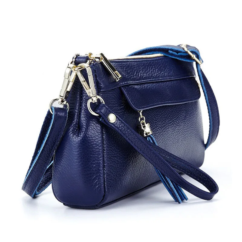 Модная женская сумка на плечо из натуральной кожи Женская Повседневная