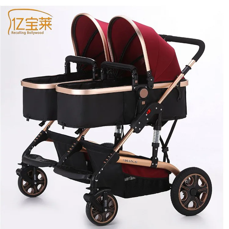 Connected frame Двойная коляска Bugaboo осла, модная верхняя одежда для мам и уход за кожей лица бок близнецов второго ребенка раза коляска - Цвет: Connected frame