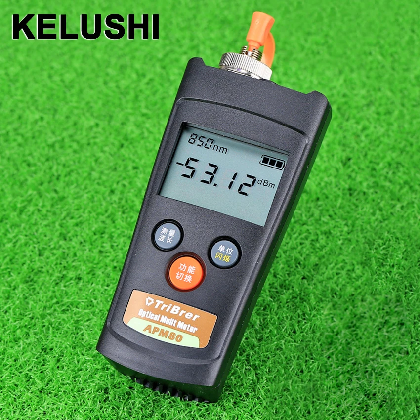 

KELUSHI APM-80T New Optical Fiber Cable Tester Fiber Optical Power Meter with Function of Visual Fault Locator