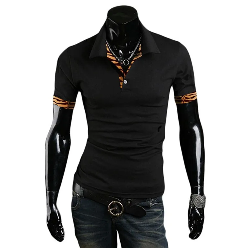 2017 New Brand T Shirt Men Short Sleeve Polo Shirts For Casual T-Shirt Slim Fit Cotton Tops Tees | Мужская одежда