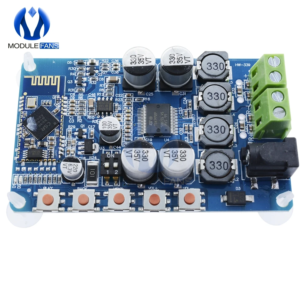 Беспроводной аудиоприемник Bluetooth 4 0 цифровой усилитель TDA7492P 50 Вт + Плата