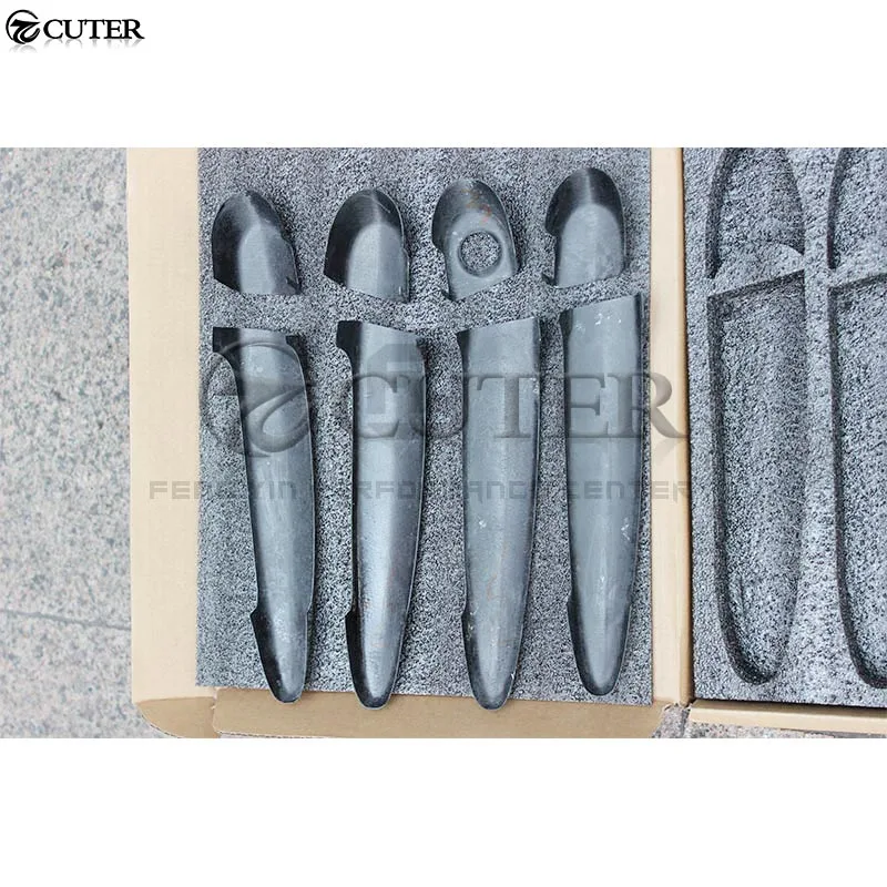 Универсальные автомобильные ручки из углеродного волокна для седанов накладка