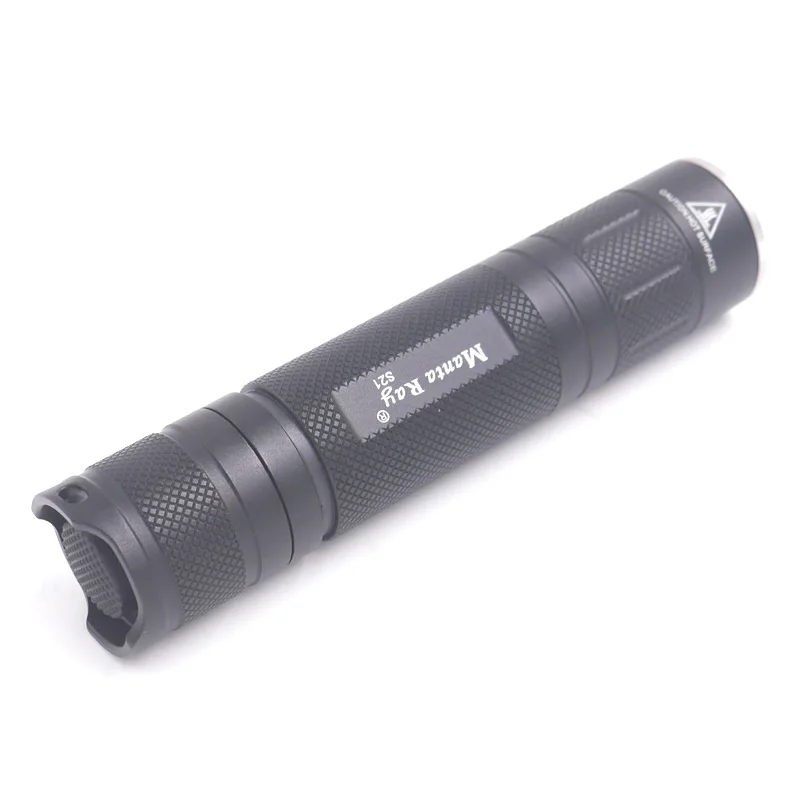 Черный фонарик S21 CREE XHP50.2 6500K со светодиодной подсветкой внутри медная плата DTP