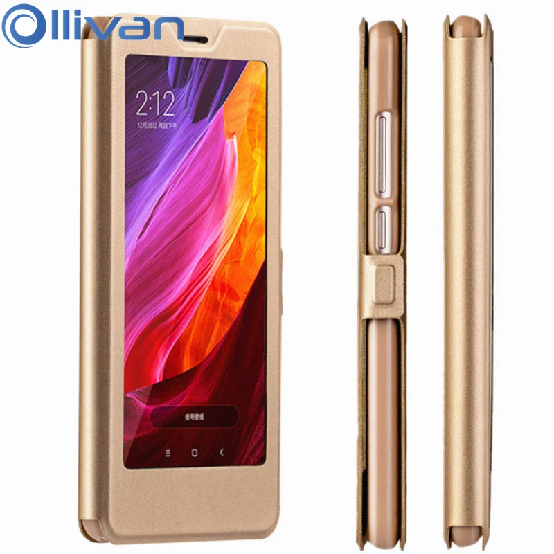 Для Xiaomi Redmi Note 7 кожаный флип чехол для 9 SE 8 Lite 5 6 Pro View Window Cover 6A 6Pro|Чехлы-книжки| |