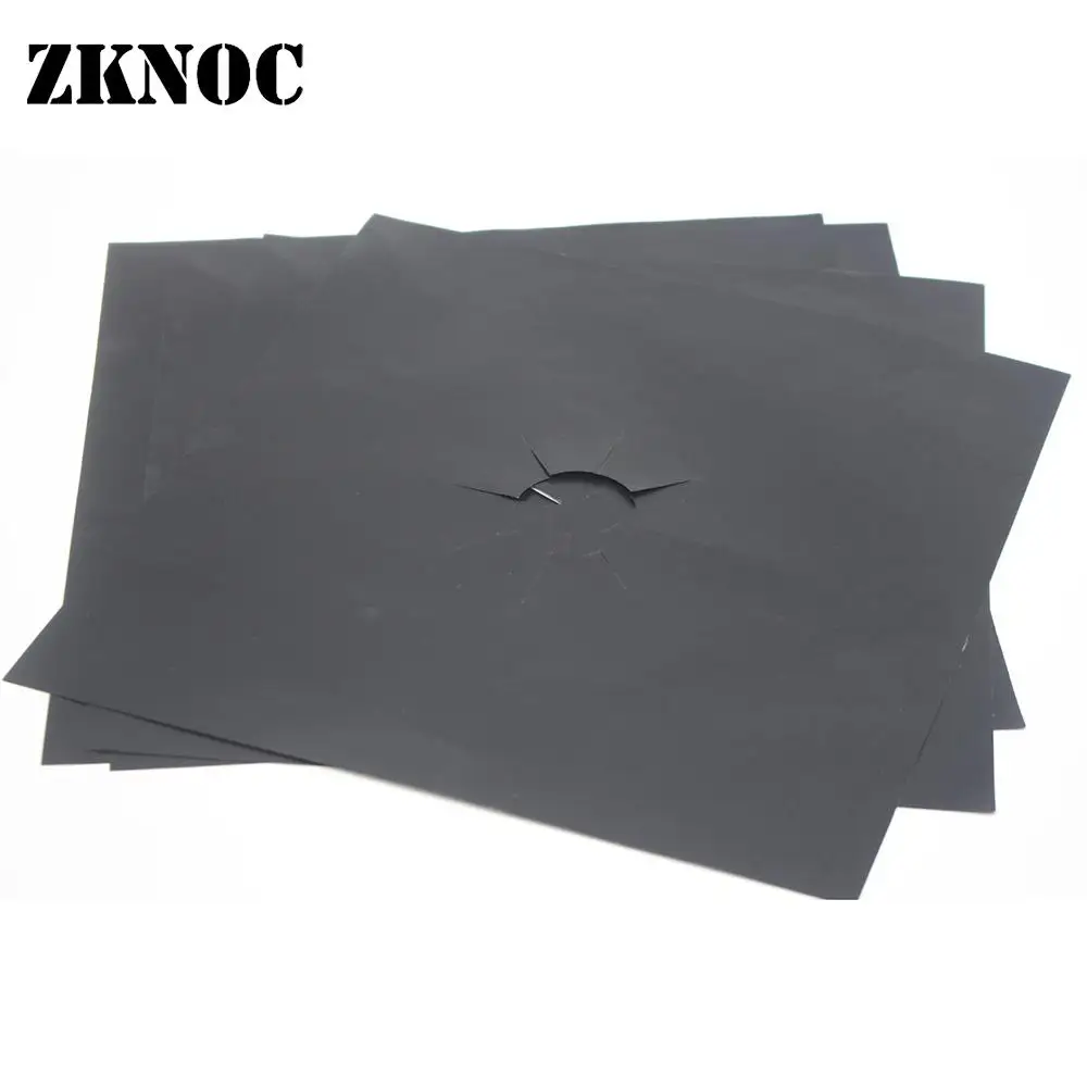 ZKNOC 4 шт. защита для газовой плиты Защитная крышка чистки кухонных