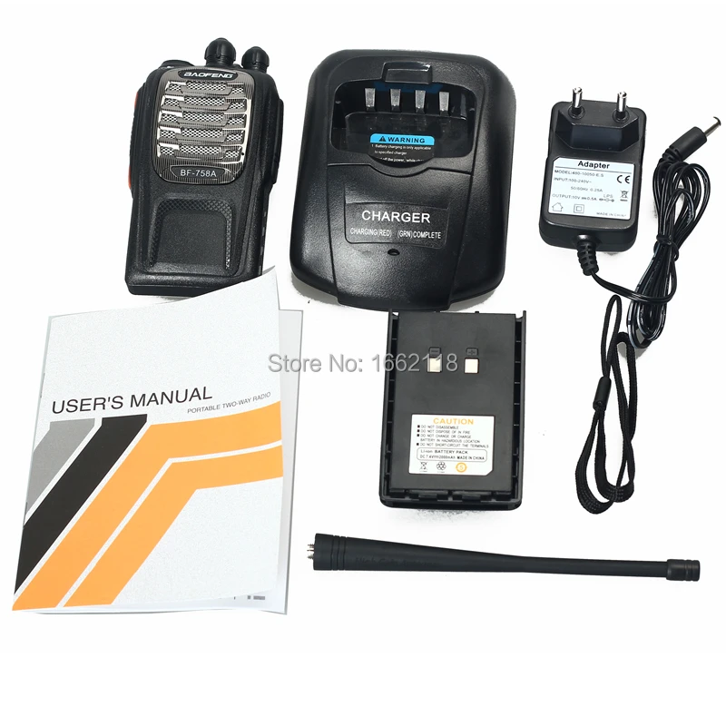 Baofeng Портативной Рации 10 КМ 6 Вт Двухстороннее Радио BF-758a Walkie Talkie Ручной Pofung bf 758a