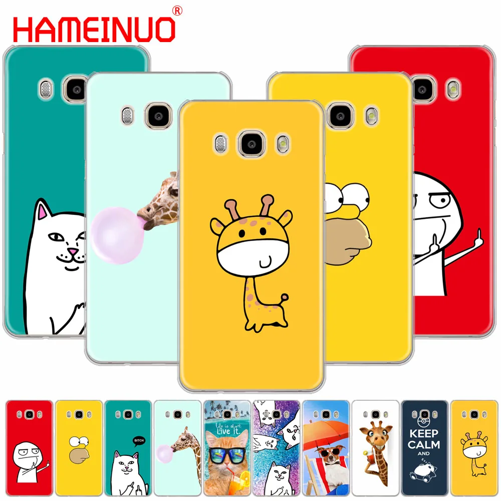 Смешной милый Модный чехол HAMEINUO для телефона Samsung Galaxy J1 J2 J3 J5 J7 MINI ACE 2016 2015