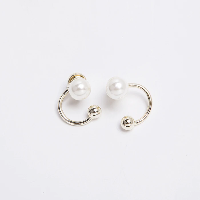 Новый имитация перл мотаться серьги для женщин аксессуары Модные цвета золота