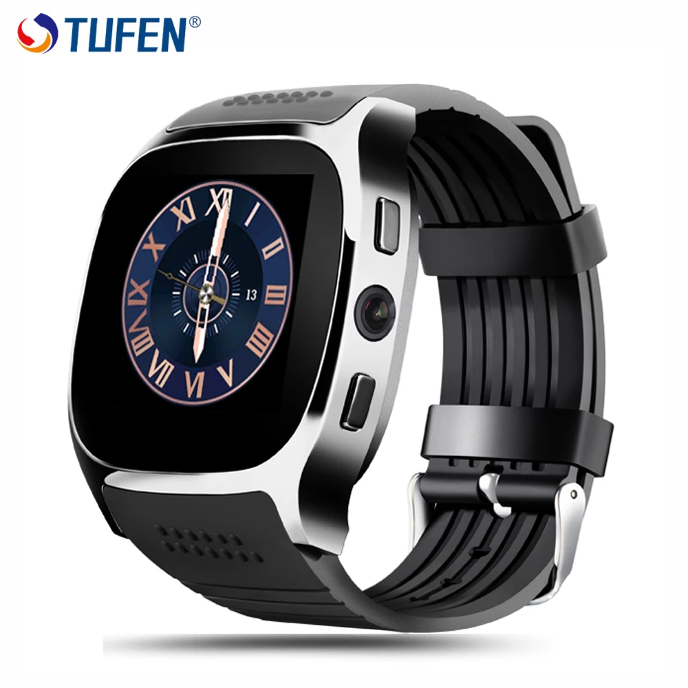 T8 Bluetooth смарт часыс с сим картой для мужские женские детей часы телефон