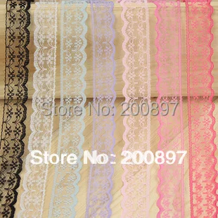 

Handmade DIY lace trim 1.8cm garment accessories or bags decoration 7 color lace 50 meters lot