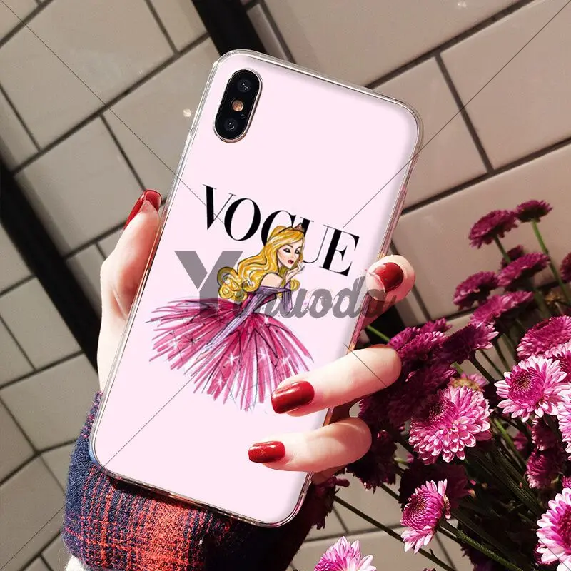 A16 Yinuoda Женский Бренд больше проблем, чем Vogue DIY чехол для телефона, чехол для Apple iPhone 8 7 6 6S Plus X XS MAX 5 5S SE XR - Цвет: A16