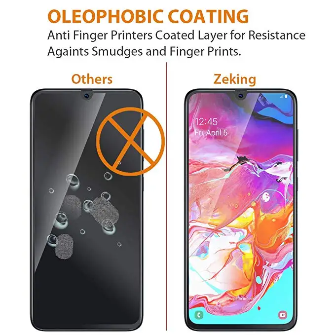 100 шт./лот для Samsung Galaxy A20 A40 A70 A 20 40 70 полное покрытие закаленное стекло 3D Защитная