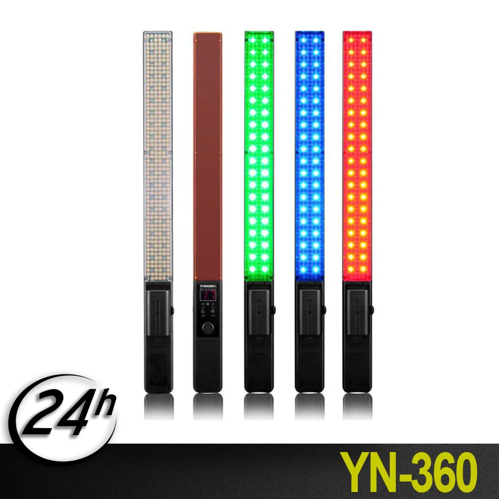 Горячий YongNuo YN360 ручной светодиодный светильник для видео 3200k 5500k RGB красочный 39,5 см палочка для льда профессиональный фото светодиодный светильник YN 360 палочка