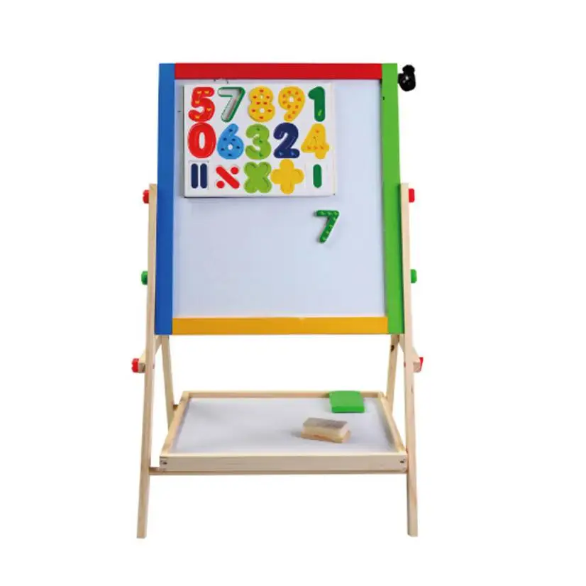 15 шт. деревянные магнитные числа математика игрушка детская обучающая