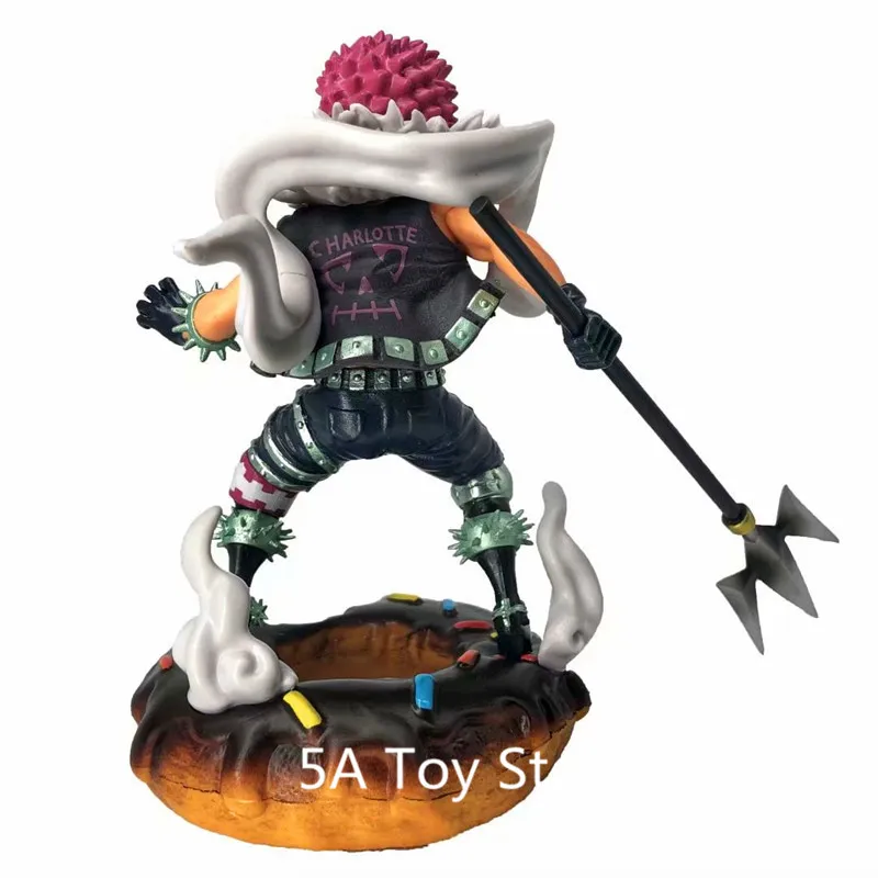 Аниме One Piece Three Sweet Commanders Charlotte Katakuri Donuts Verslon ПВХ экшн фигурка Коллекционная модель