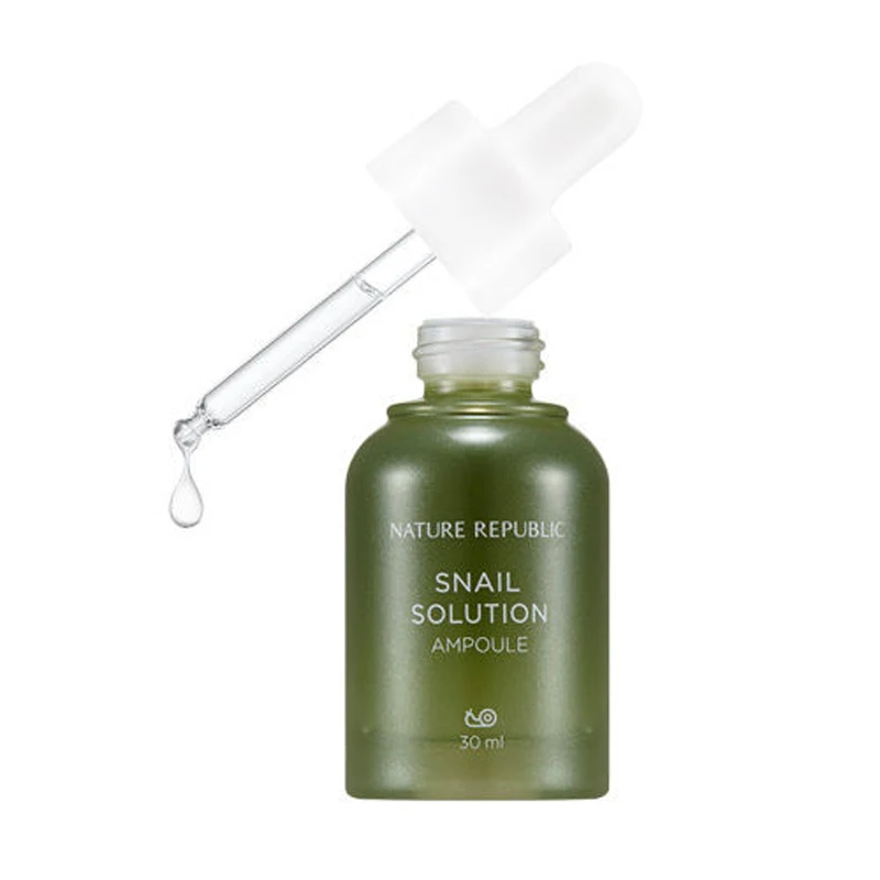 Nature Republic Snail Solution ампулы 30 мл Улитка Сыворотки Уход за лицом антивозрастной