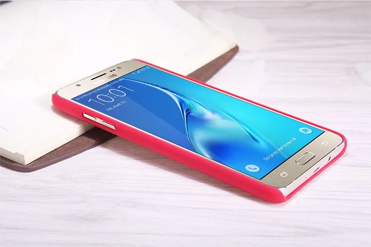 Чехол для samsung J7108(Galaxy J7) NILLKIN супер матовый защитный жесткий чехол с бесплатной защитой экрана+ розничная посылка