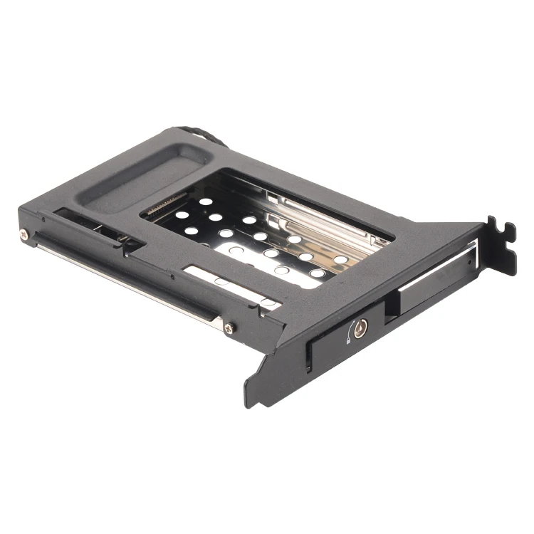 ST8210B PCI 2,5 дюйма алюминиевый чехол sata кронштейн HDD PCI слот расширения SATA Горячая замена мобильного стойки для 2,5 дюйма корпус - Цвет: ST8210B PCI