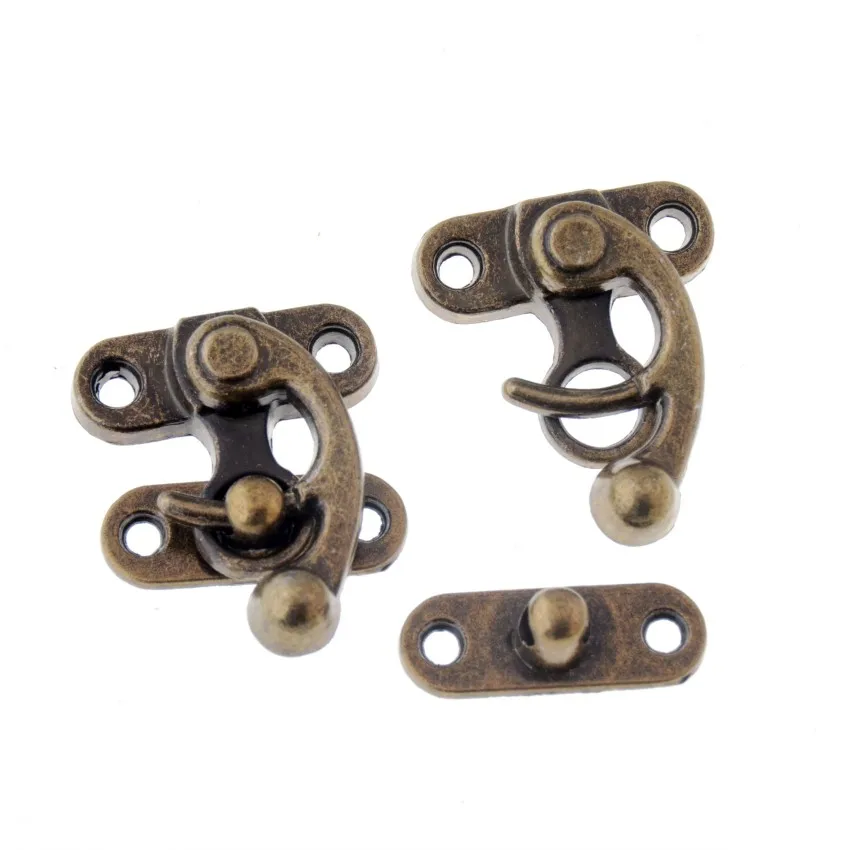 Бесплатная доставка 1 комплект металлический крюк Коробка защелки застежка