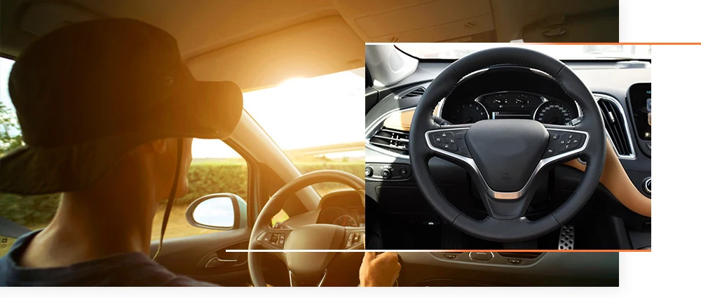 MEWANT черный искусственный кожаный чехол рулевого колеса автомобиля для Chevrolet Malibu XL- Equinox Opel Ampera-E