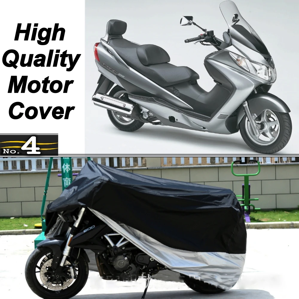Мотоциклетный чехол для AN250 Burgman 250 водонепроницаемый UV / Sun/Dust/чехол защиты от
