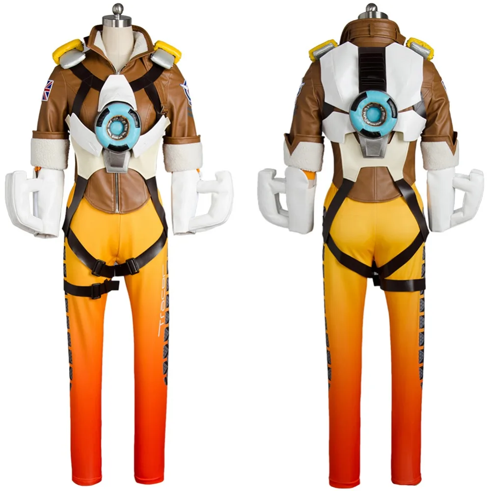 Игровой костюм для косплея OW трассировочная Лена окстон нанокостюм косплей