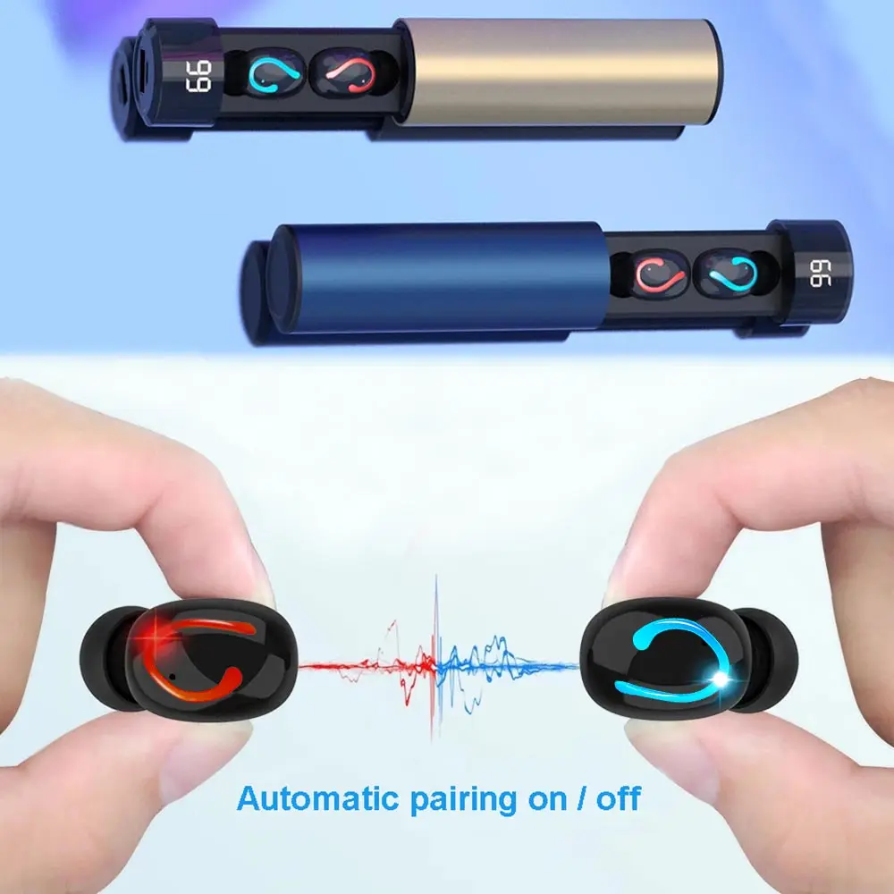 Q67 TWS беспроводные наушники стерео Bluetooth 5 0 спортивные свободные руки 3D