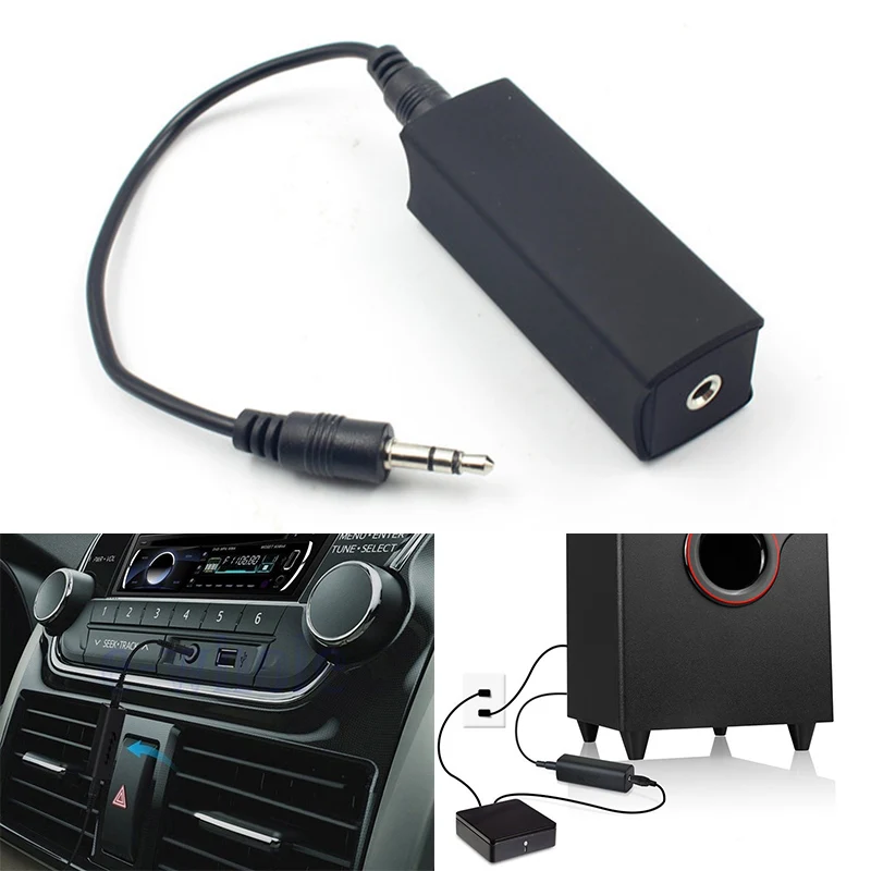 

3.5mm Noise Filter Isolator Eliminate Ground Loop for Car Home Speaker Noise