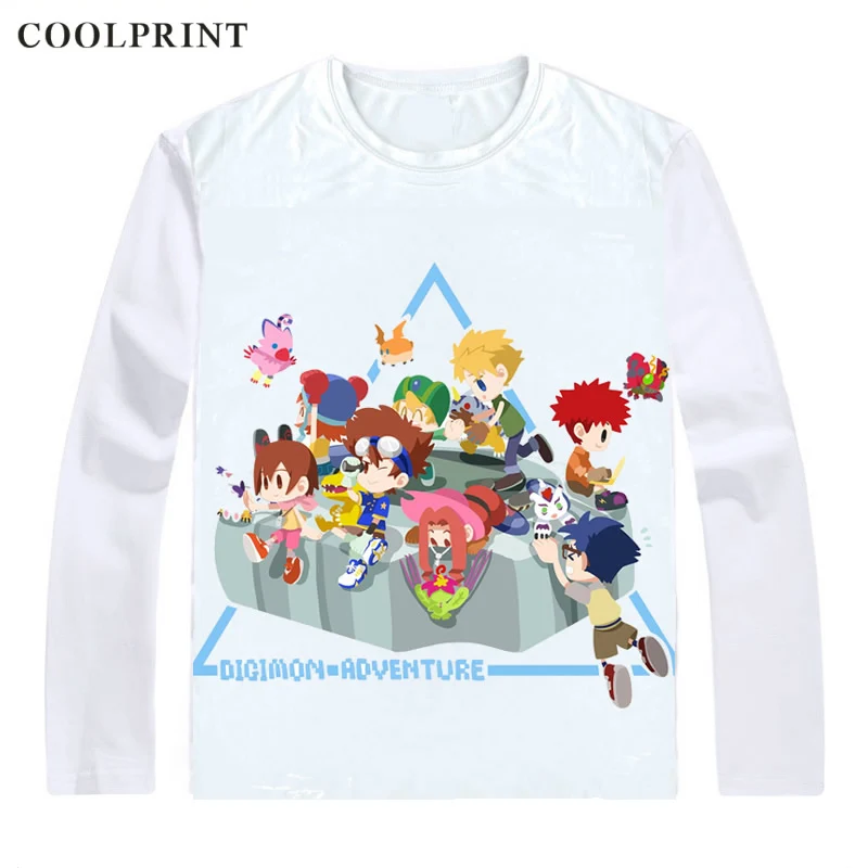 Style 4 Dejitaru Monsuta Digimon 5 футболок Многоцветные рубашки с длинными рукавами Digimon Savers отряд данных Digimon Seibazu Косплей рубашка - Цвет: Style 4