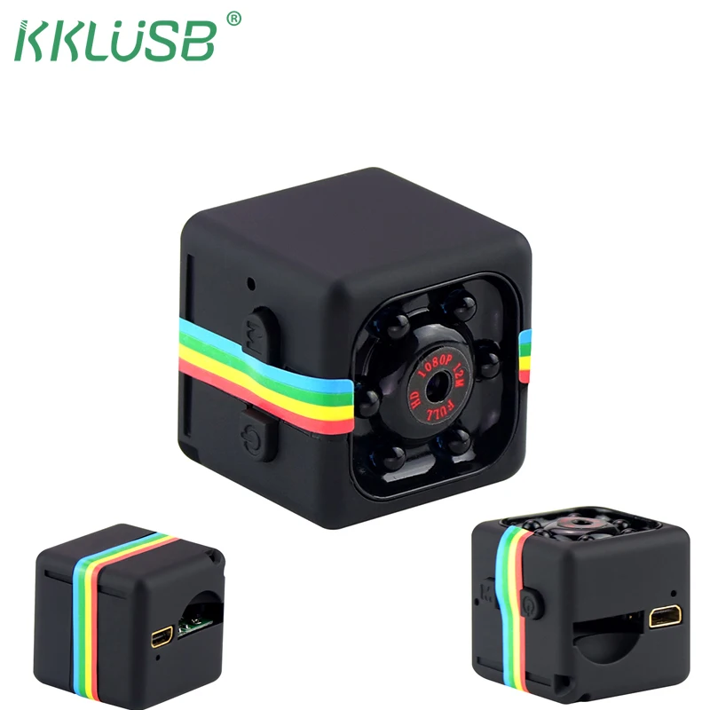 SQ11 HD маленькая мини камера cam 1080P видео датчик ночного видения Видеокамера микро s