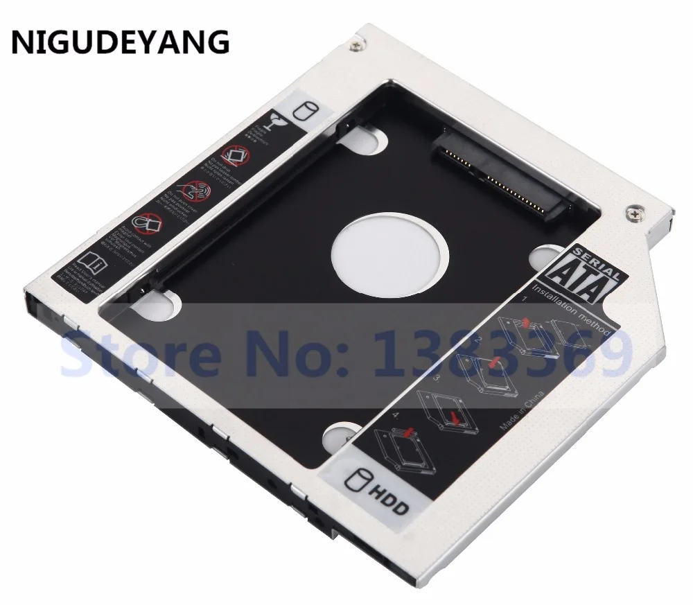 NIGUDEYANG 2-й SATA 2 5 &quotжесткий диск HDD SSD корпус адаптер Caddy для Lenovo G40 G40-70AT G50 G40-80 |